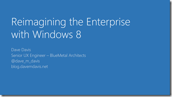 Enterprise Windows 8